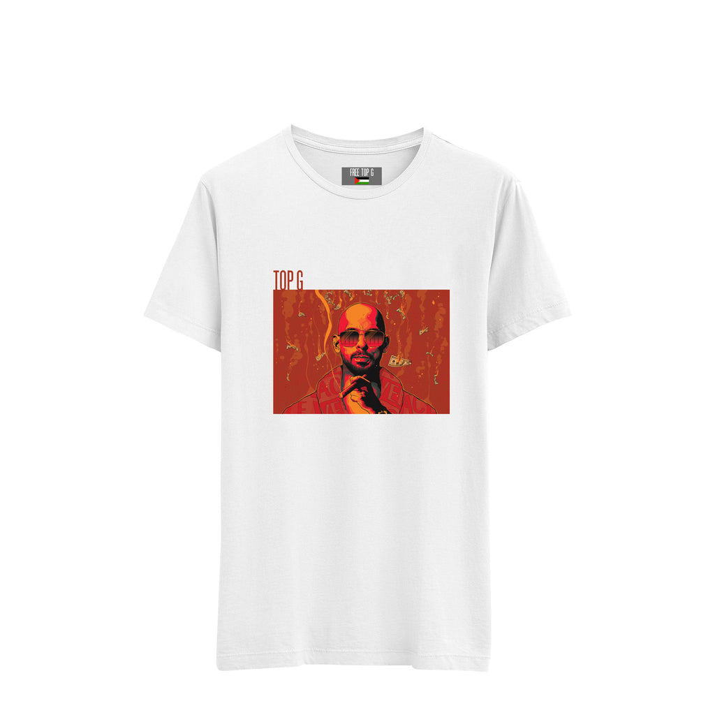 TOP G 'COMIC' T-SHIRT WHITE