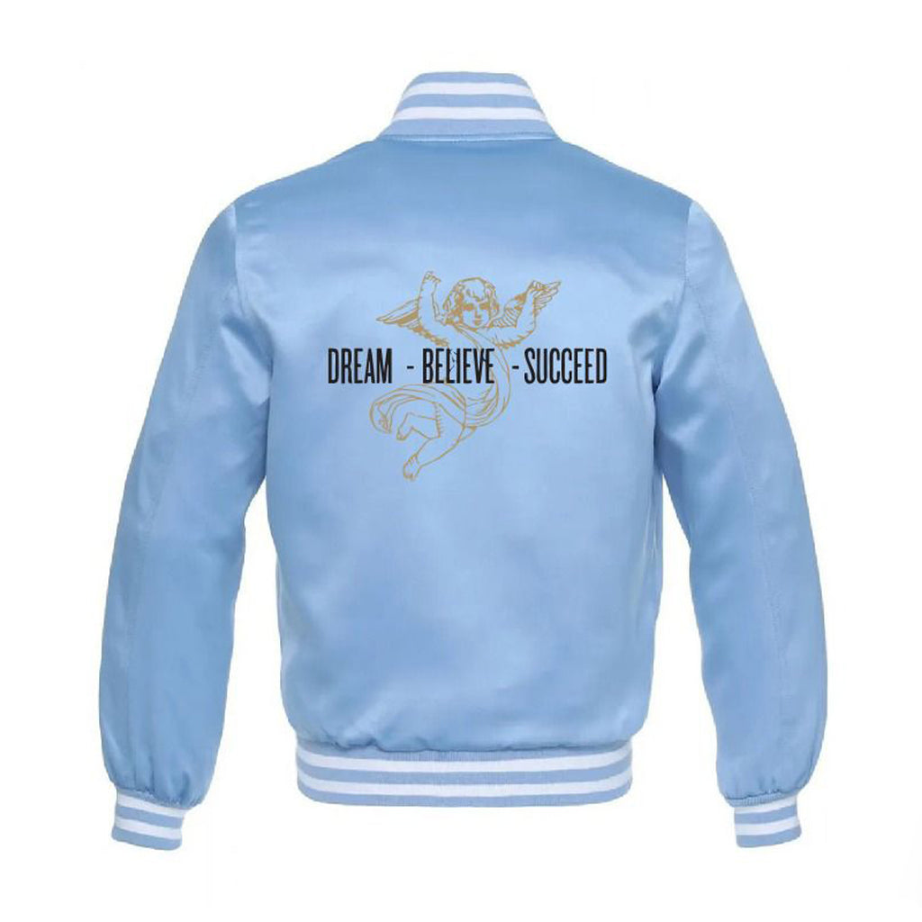 VARSITY JACKET SKY BLUE - DREAMWEAR