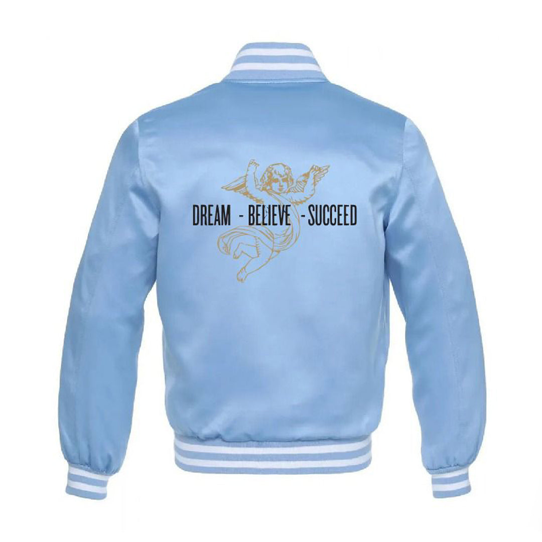 VARSITY JACKET SKY BLUE - DREAMWEAR