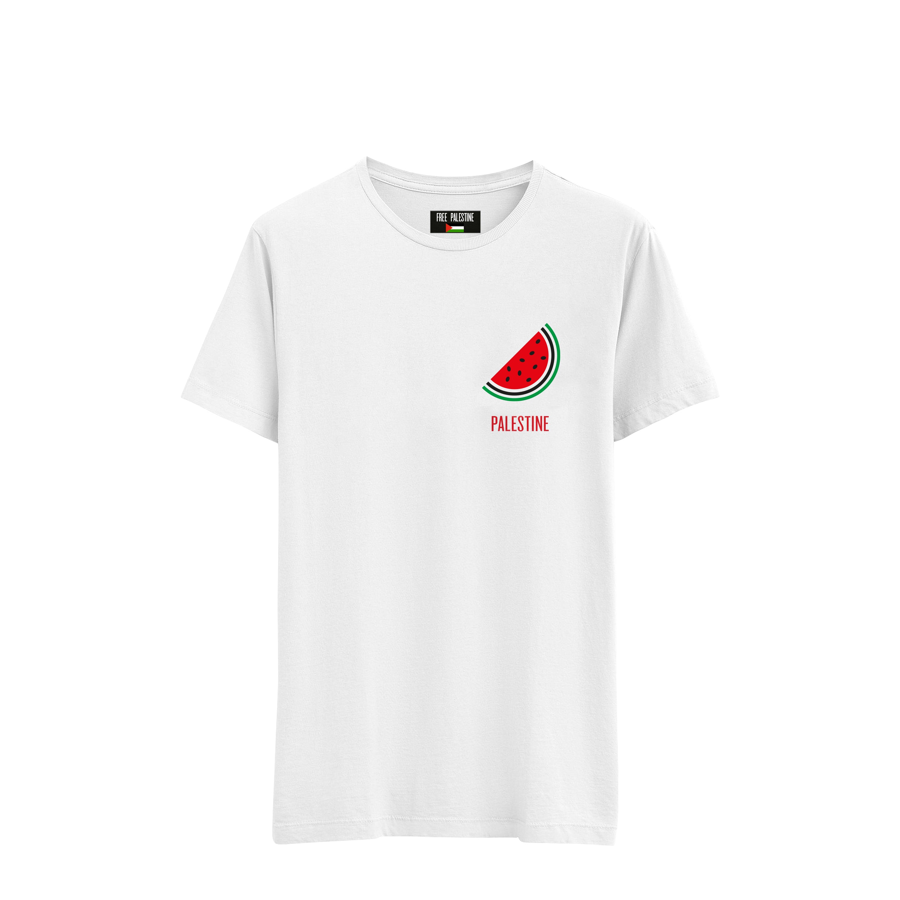 PALESTINE T-SHIRT WATERMELON 'WHITE'
