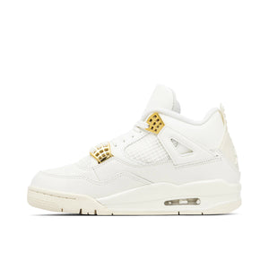 AIR JORDAN 4 SAIL WMNS 'METALLIC GOLD' "LIMITED AVAILABILITY ONLY A FEW LEFT"