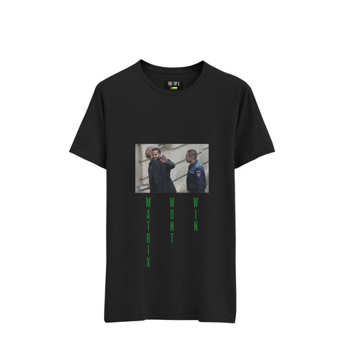 'MATRIX WON'T WIN' T-SHIRT BLACK - DREAMWEAR