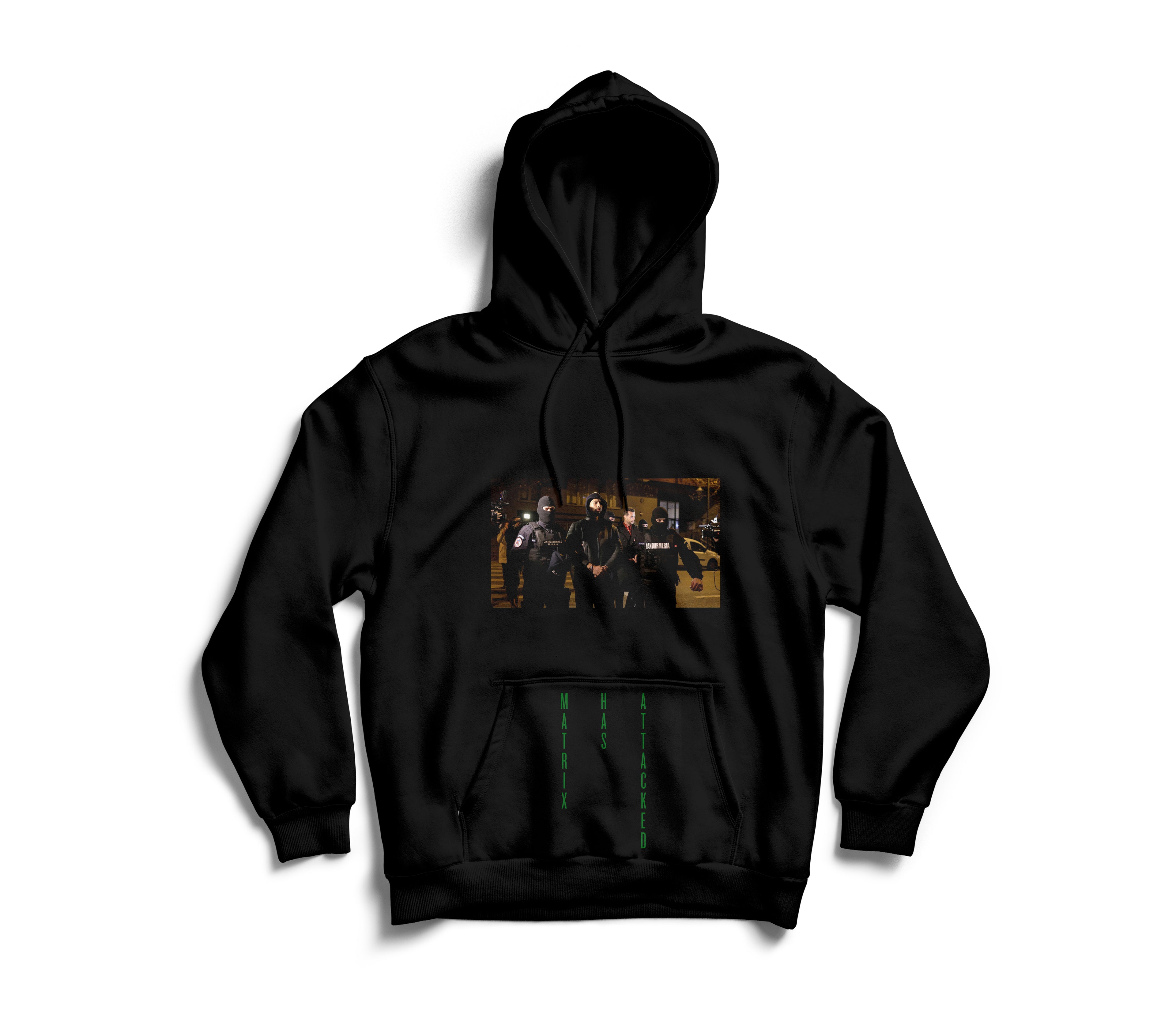 MATRIX INSPIRED HOODIE 'BLACK'