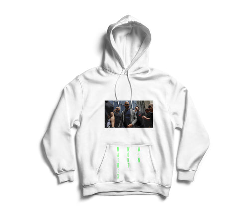 'MATRIX WON'T WIN' HOODIE 2.0 WHITE