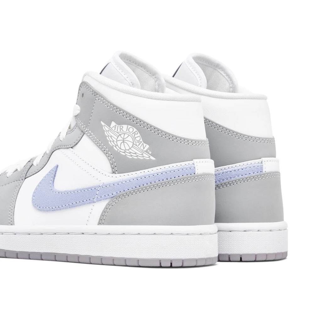 Air Jordan 1 Mid Wmns 'White Wolf Grey'