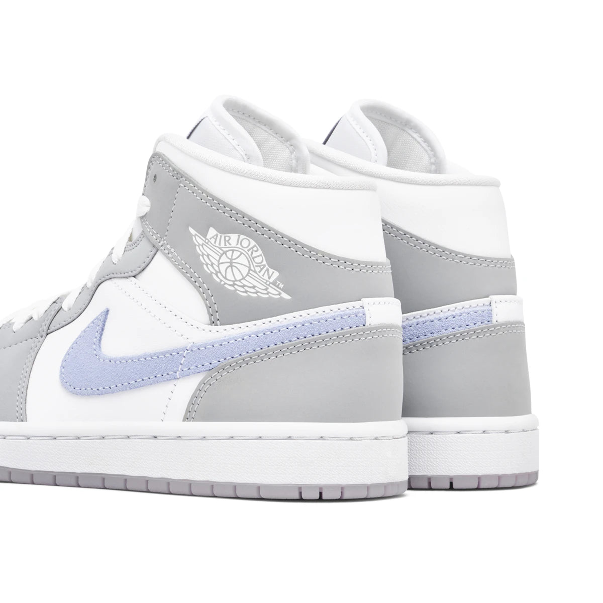 Air Jordan 1 Mid Wmns 'White Wolf Grey'