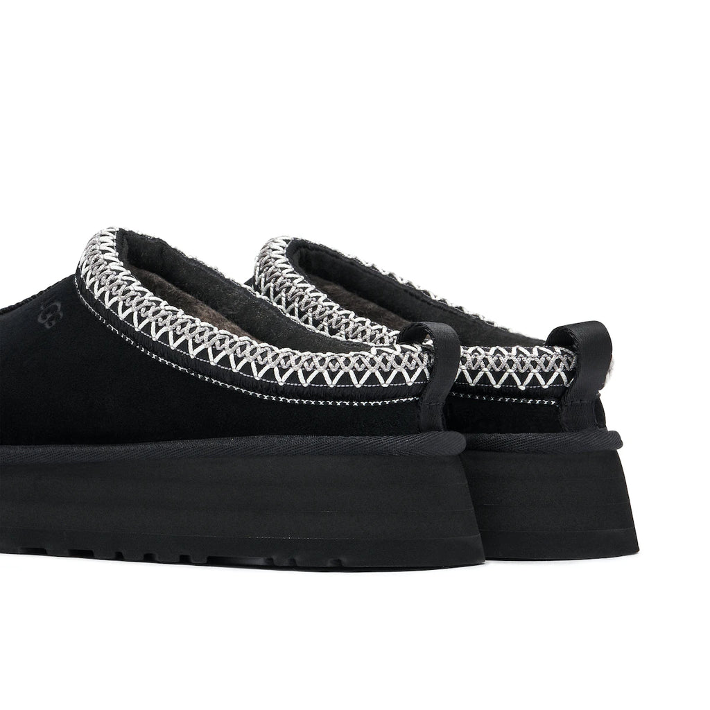 UGG Tazz Slipper – Black | Unisex Platform Slippers