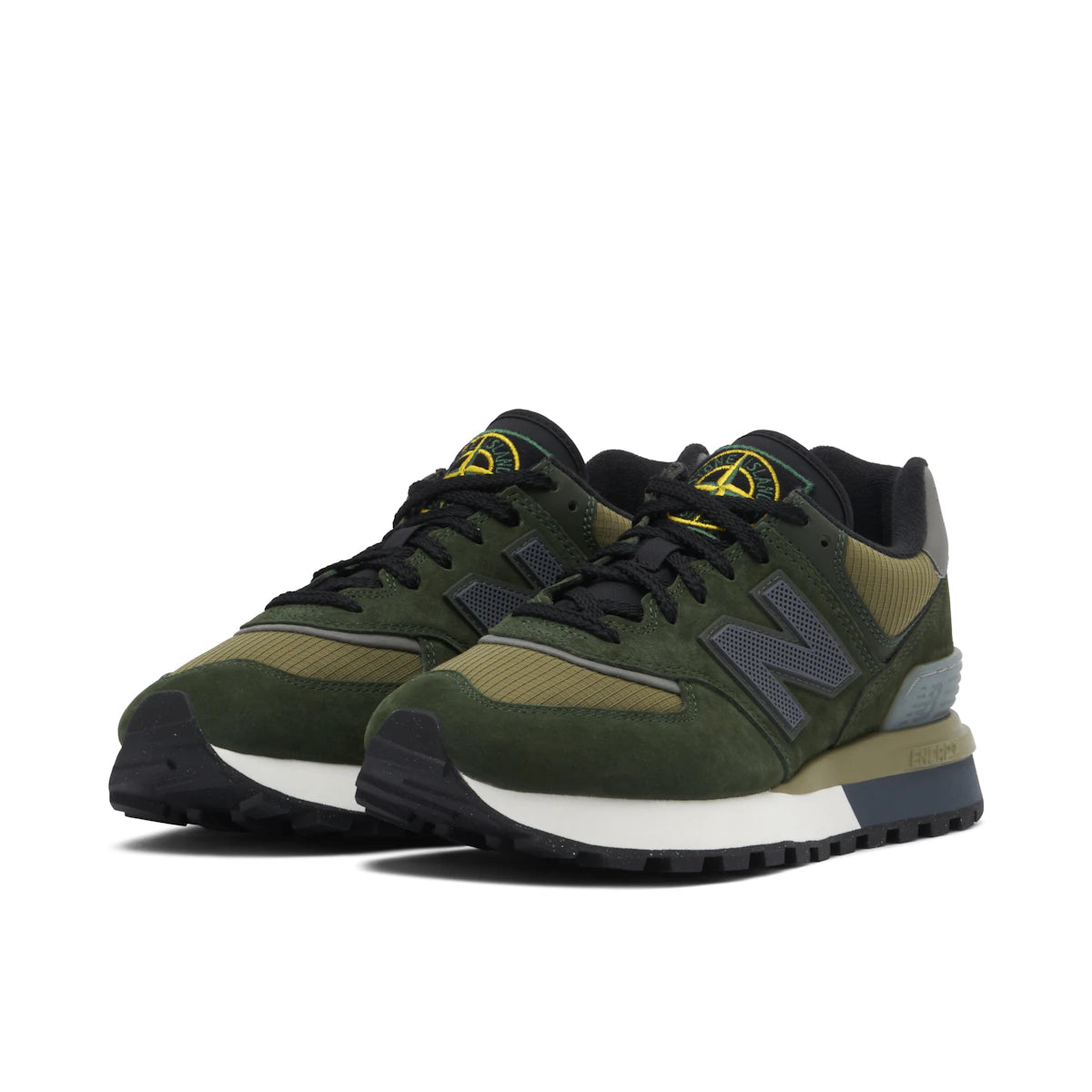 Stone Island x New Balance 574 Legacy – Dark Green