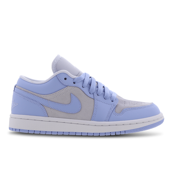 AIR JORDAN 1 LOW FOOTBALL GREY ALUMINIUM 'WHITE'