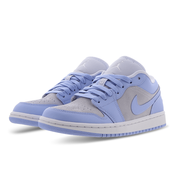 AIR JORDAN 1 LOW FOOTBALL GREY ALUMINIUM 'WHITE'