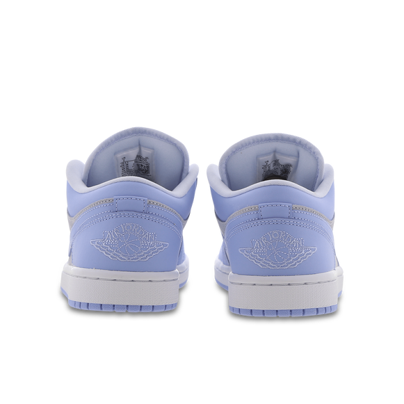 AIR JORDAN 1 LOW FOOTBALL GREY ALUMINIUM 'WHITE'