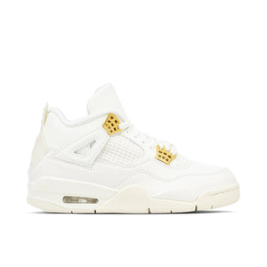 AIR JORDAN 4 SAIL WMNS 'METALLIC GOLD' "LIMITED AVAILABILITY ONLY A FEW LEFT"