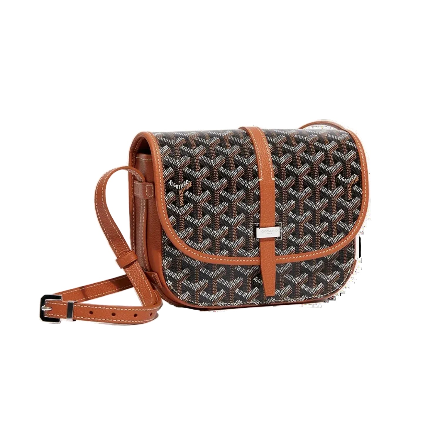 Goyard Belvédère PM Crossbody Bag – Black & Tan