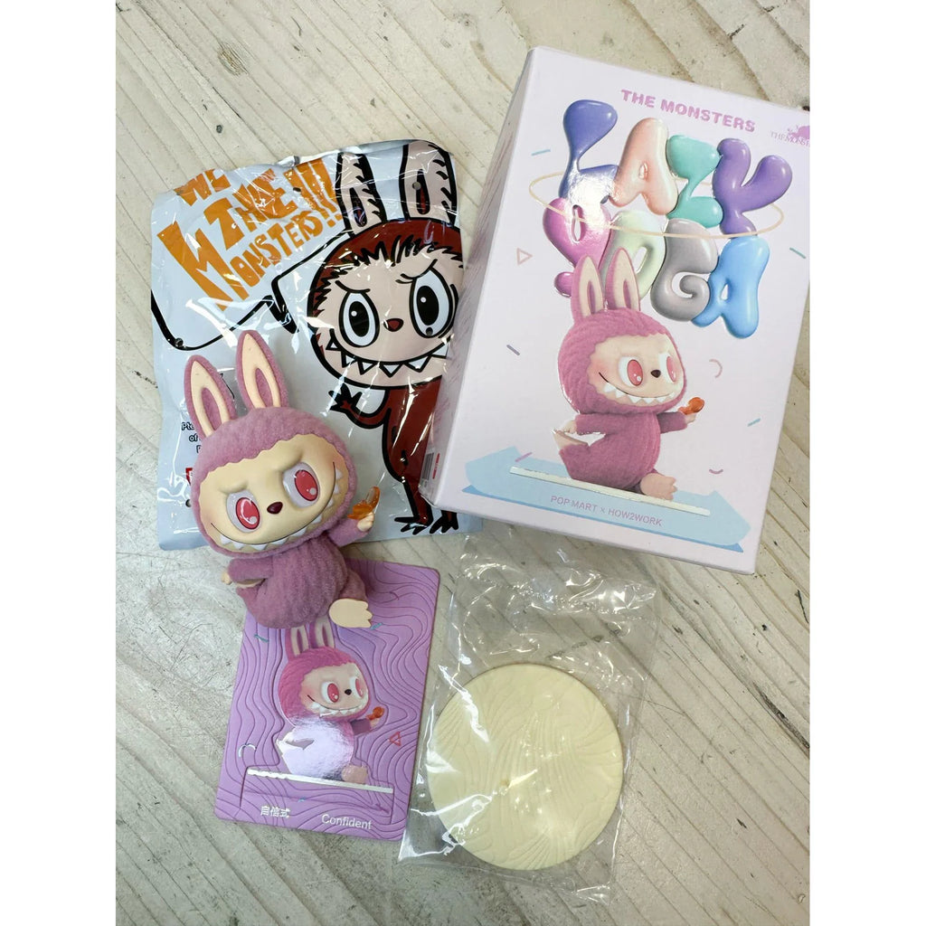 POP MART Labubu The Monsters Lazy Yoga Series Figure (Single Blind Box)