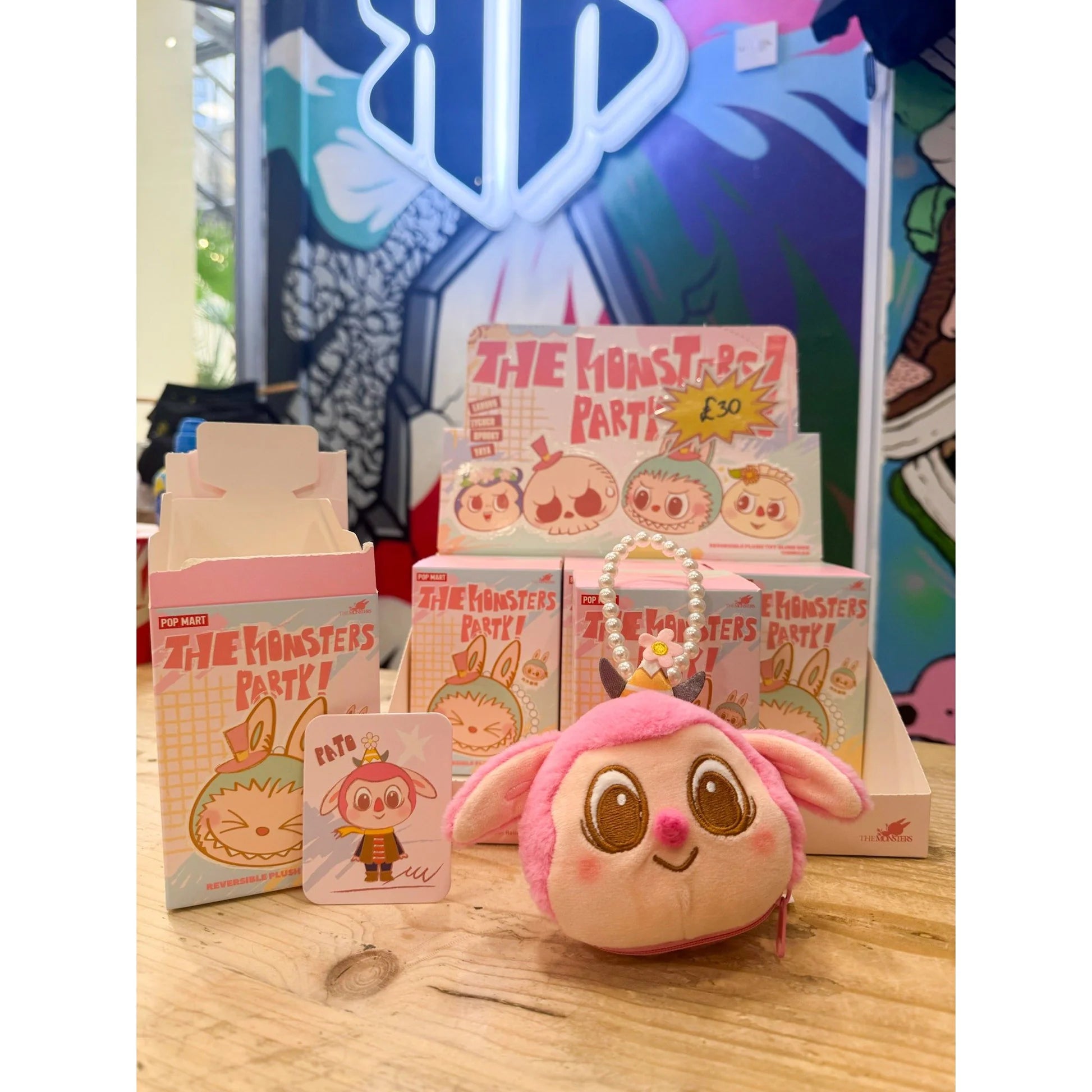 POP MART Labubu The Monsters Party Series Reversible Plush Blind Box – Sealed