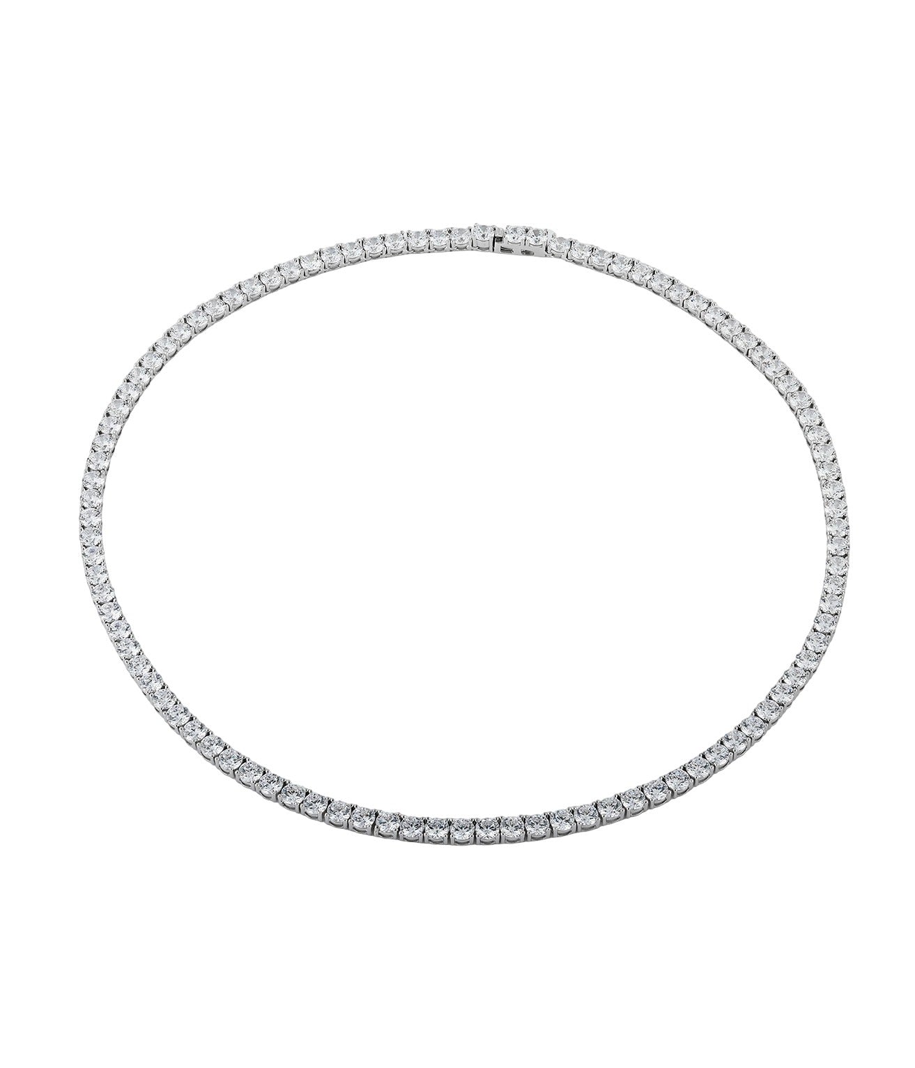 3mm tennis silver chain