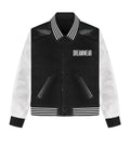 White Leather Bomber Jacket – Classic Zip-Up Outerwear