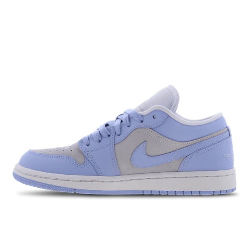 AIR JORDAN 1 LOW FOOTBALL GREY ALUMINIUM 'WHITE' - DREAMWEAR