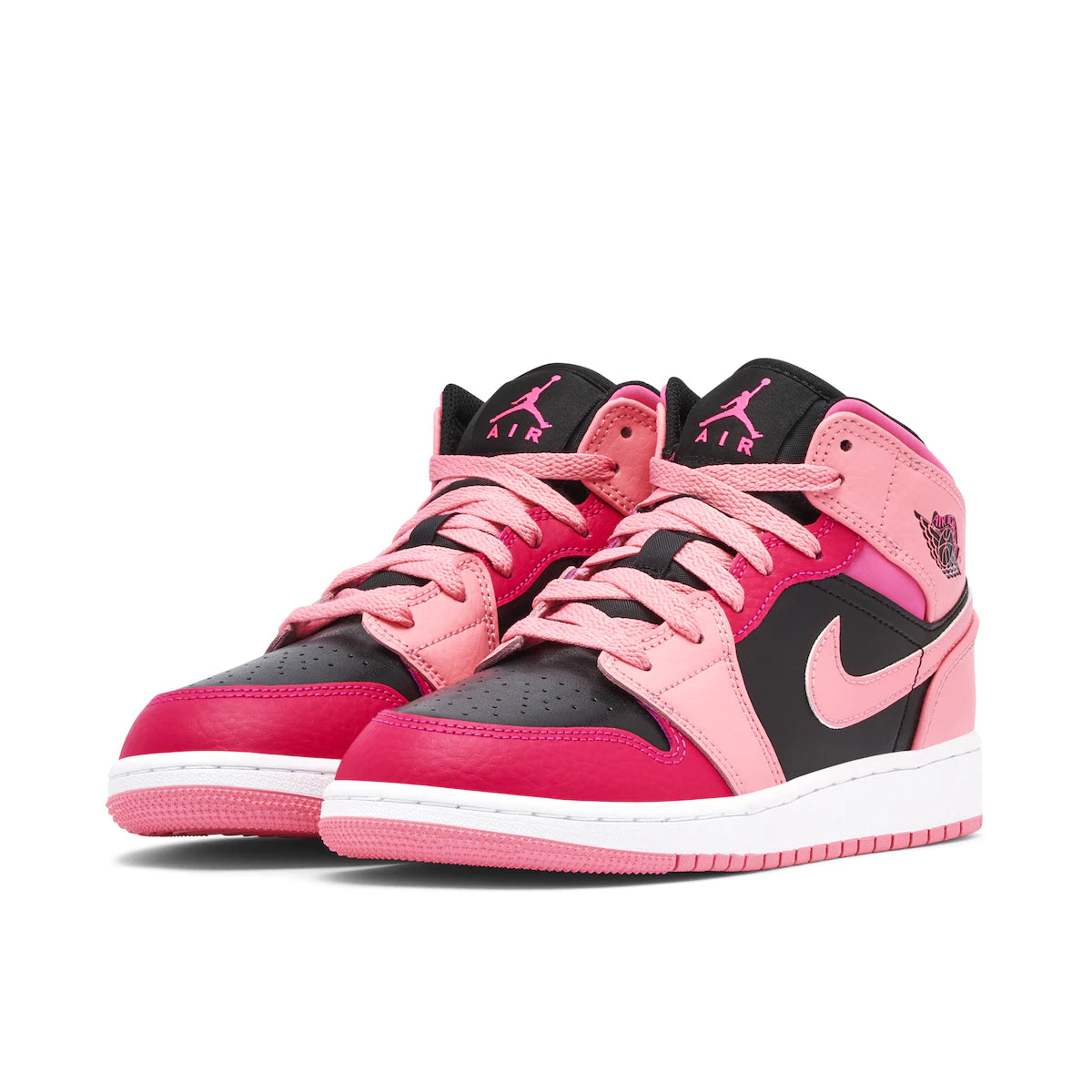 AIR JORDAN 1 MID GS 'CORAL CHALK'