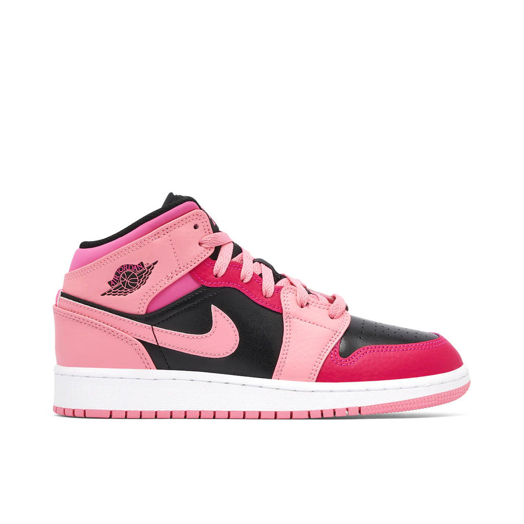 AIR JORDAN 1 MID GS 'CORAL CHALK'