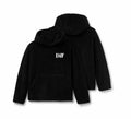 DREAMWEAR Black Sherpa Hoodie – Warm Fleece Streetwear - DREAMWEAR