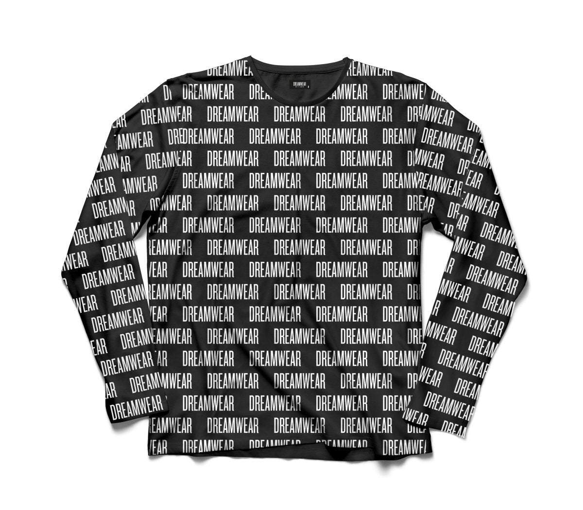 DREAMWEAR LONG SLEEVE TOP WITH THUMB HOLE 'BLACK' - DREAMWEAR