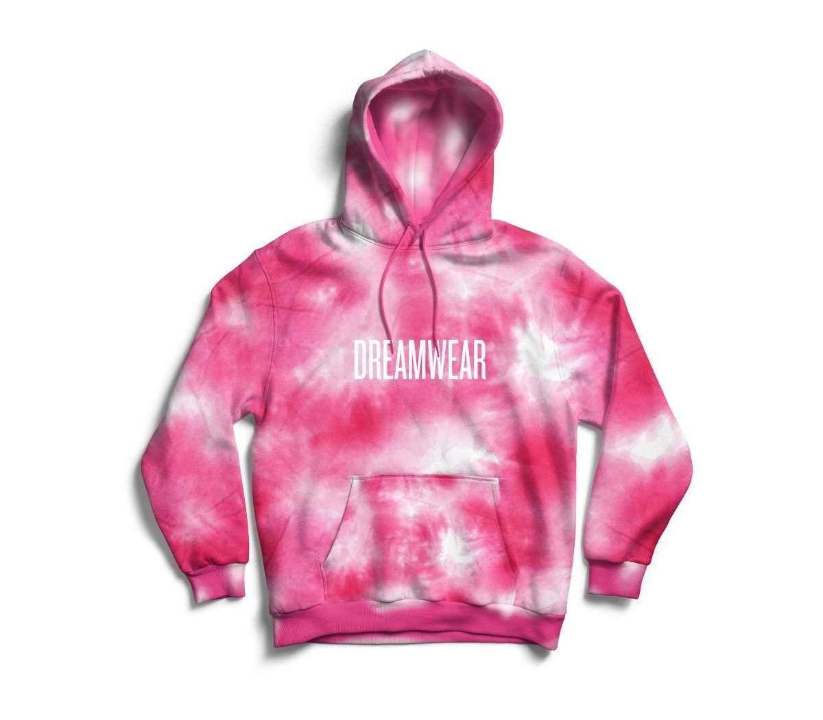 DREAMWEAR Tie Dye Hoodie – Pink - DREAMWEAR
