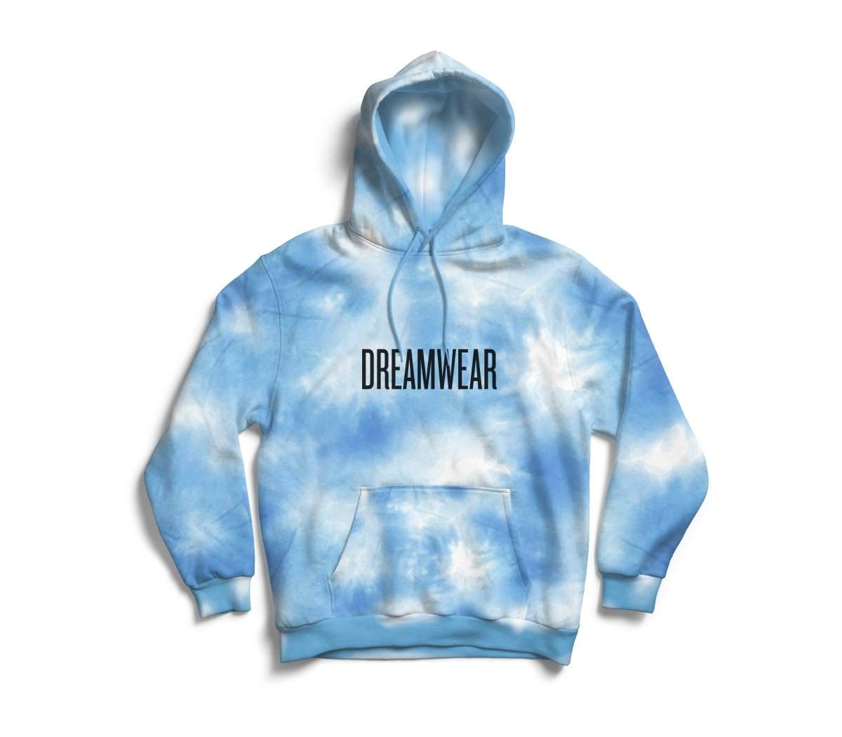 DREAMWEAR Tie Dye Hoodie – Sky Blue - DREAMWEAR