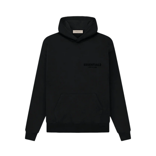 Fear of God Essentials Hoodie Black 'Stretch Limo'
