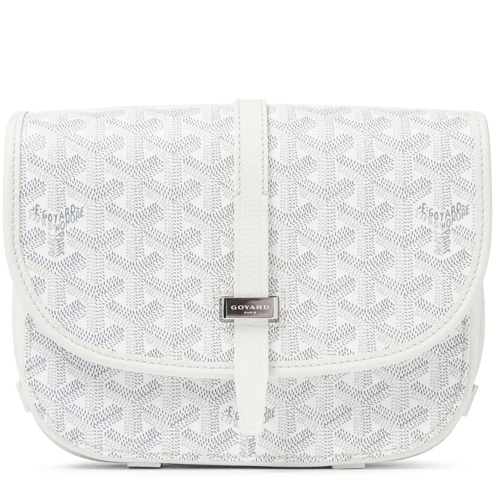 Goyard Belvédère PM Crossbody Bag – White