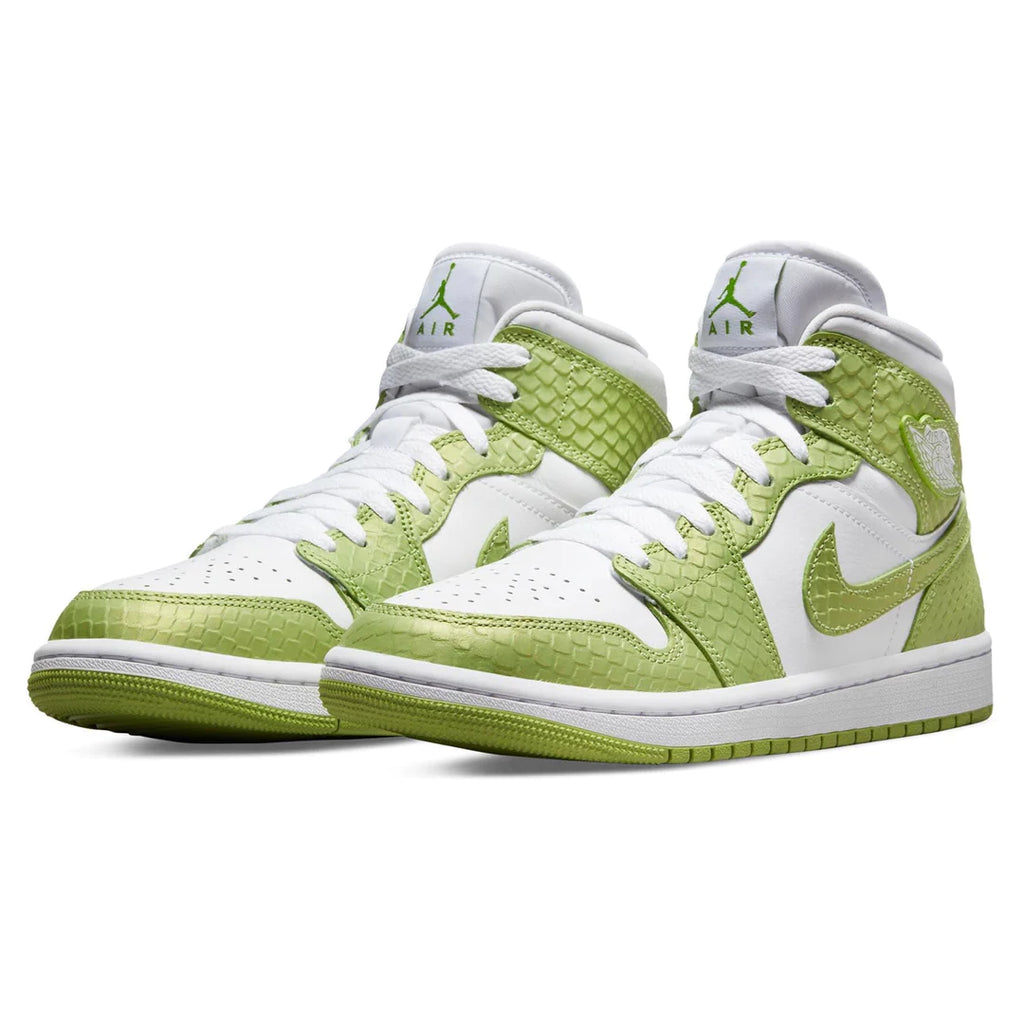 AIR JORDAN 1 MID SE 'GREEN PYTHON' - DREAMWEAR
