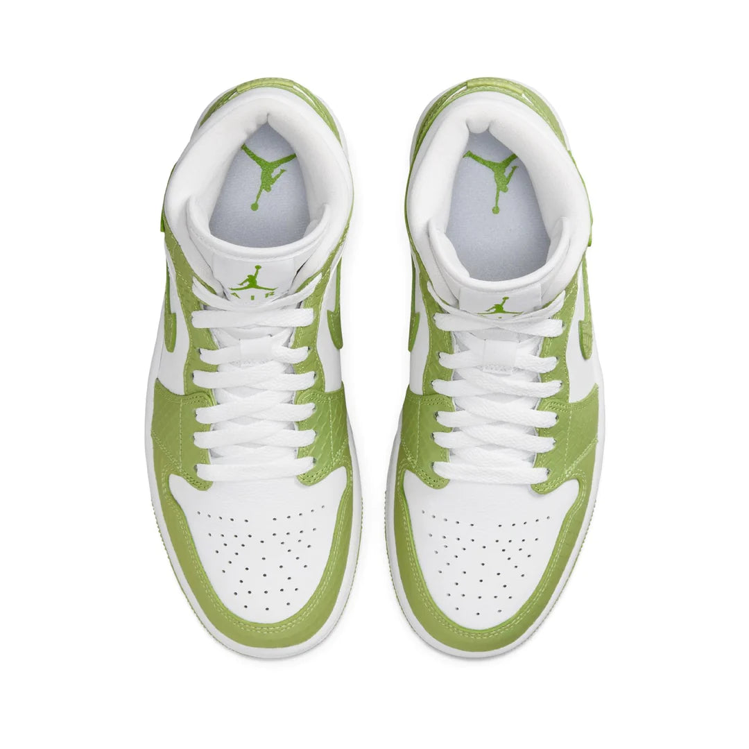 AIR JORDAN 1 MID SE 'GREEN PYTHON' - DREAMWEAR