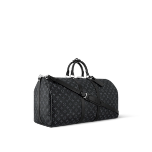 Louis Vuitton Keepall Bandoulière 55 Monogram Eclipse Bag