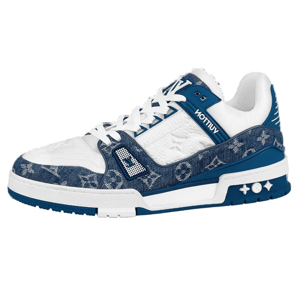 Louis Vuitton Trainer Low Monogram Denim – Blue - DREAMWEAR