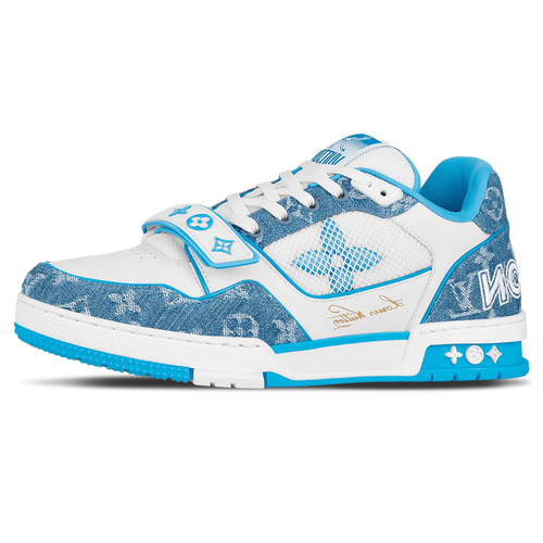 Louis Vuitton LV Straps Sneakers Low Monogram 'White Blue'