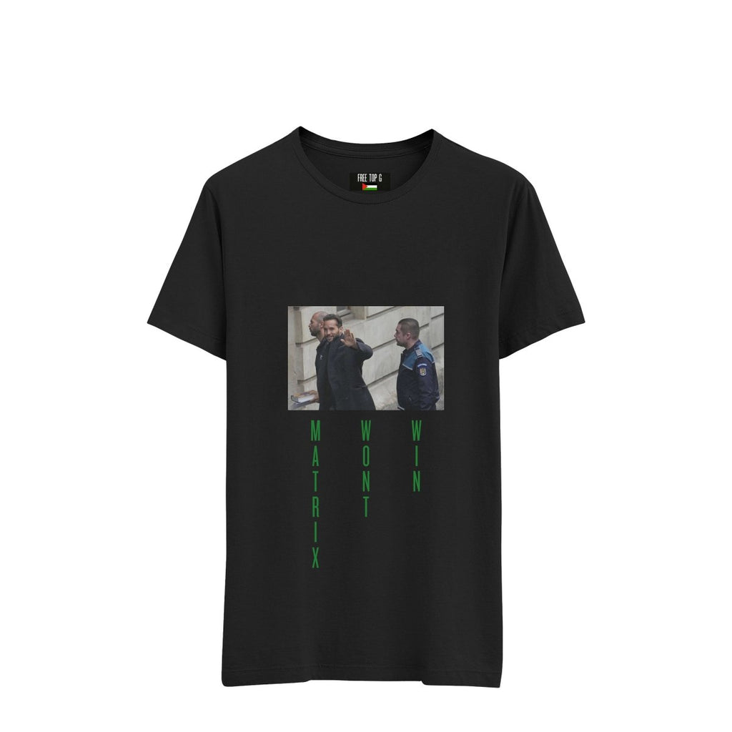 'MATRIX WON'T WIN' T - SHIRT BLACK - DREAMWEAR