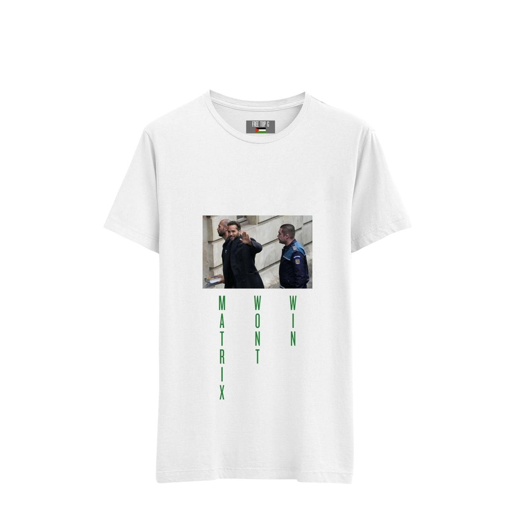 'MATRIX WON'T WIN' T - SHIRT WHITE - DREAMWEAR