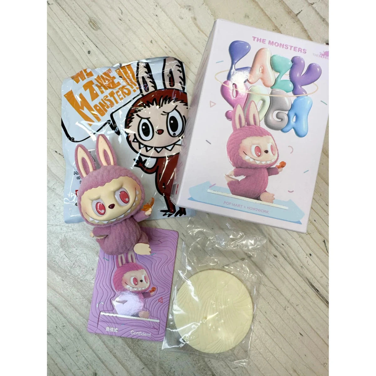 POP MART Labubu The Monsters Lazy Yoga Series Figure (Single Blind Box) - DREAMWEAR
