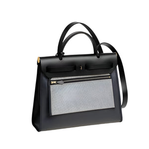 Hermes Herbag Zip 31 bag 'Gray & Black' 2025