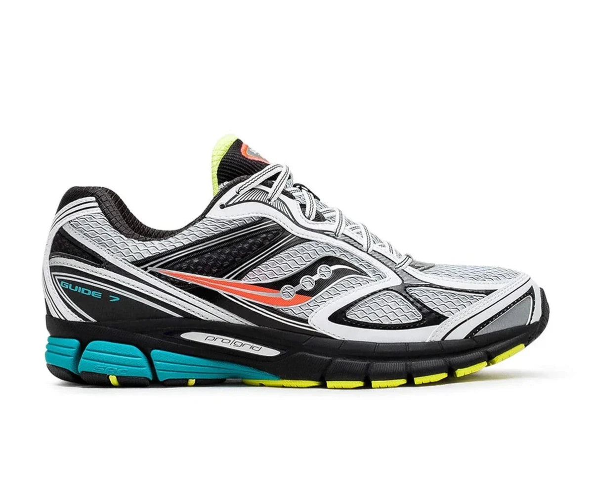 Saucony ProGrid Guide 7 - White Teal Mutant - DREAMWEAR