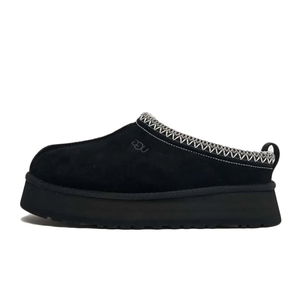 UGG Tazz Slipper – Black | Unisex Platform Slippers
