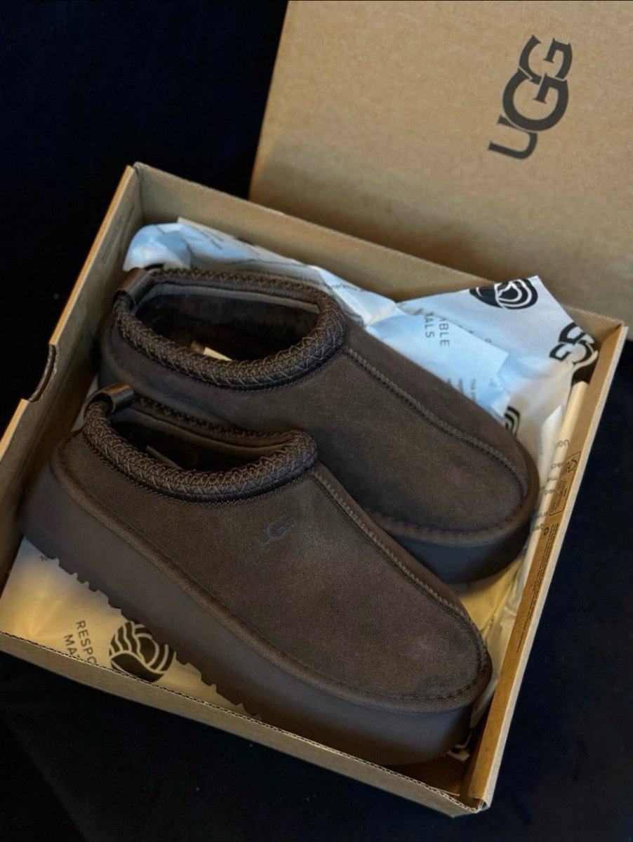 UGG Tazz Slipper – Chocolate Brown | Women’s Platform Slippers - DREAMWEAR