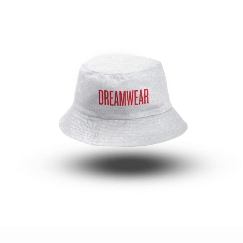 DREAMWEAR BUCKET HAT 'WHITE' - DREAMWEAR