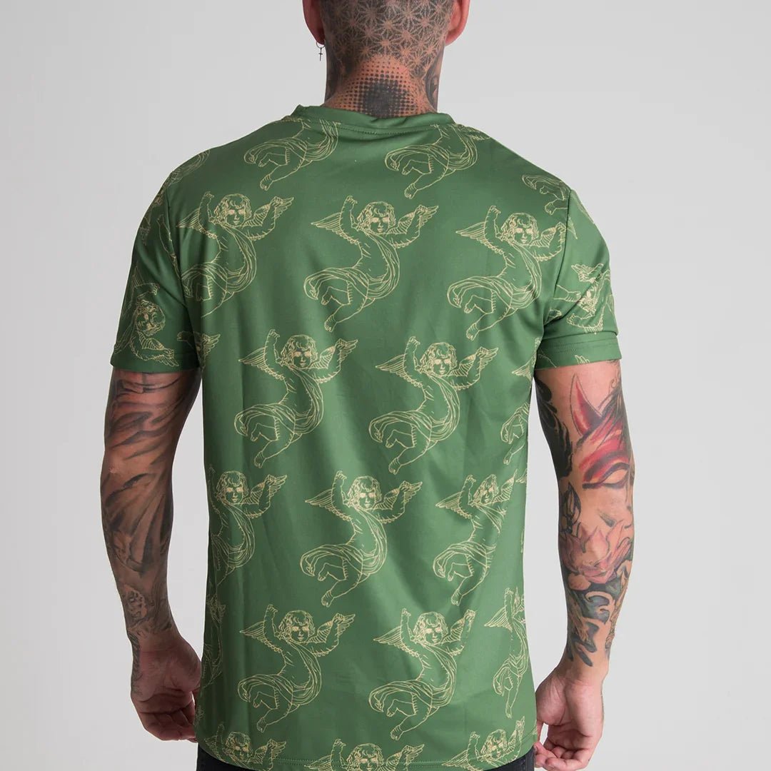 DREAMWEAR CHERUB ICON ALL OVER 'GREEN' - DREAMWEAR