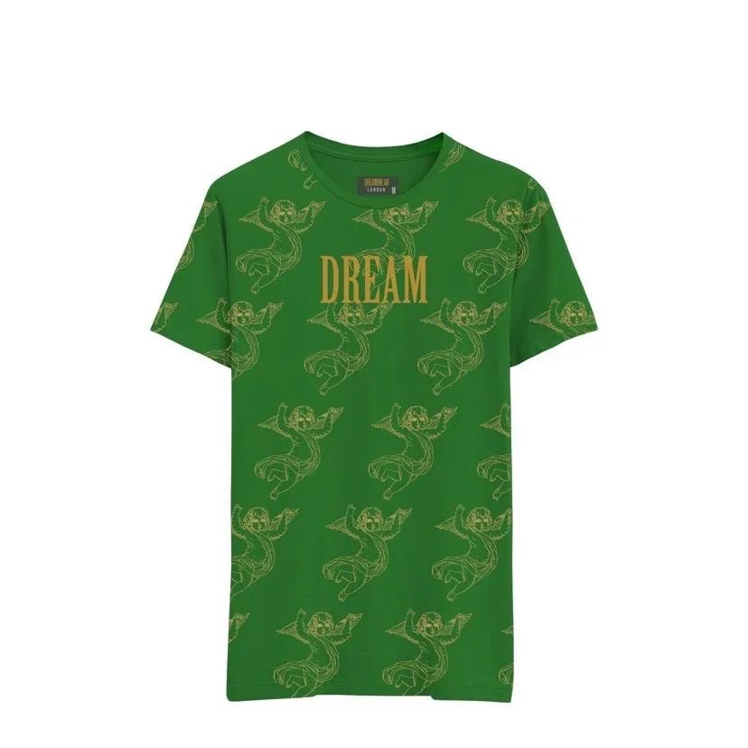 DREAMWEAR CHERUB ICON ALL OVER 'GREEN' - DREAMWEAR